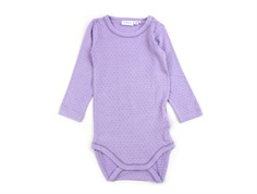 Name It purple rose pointelle body